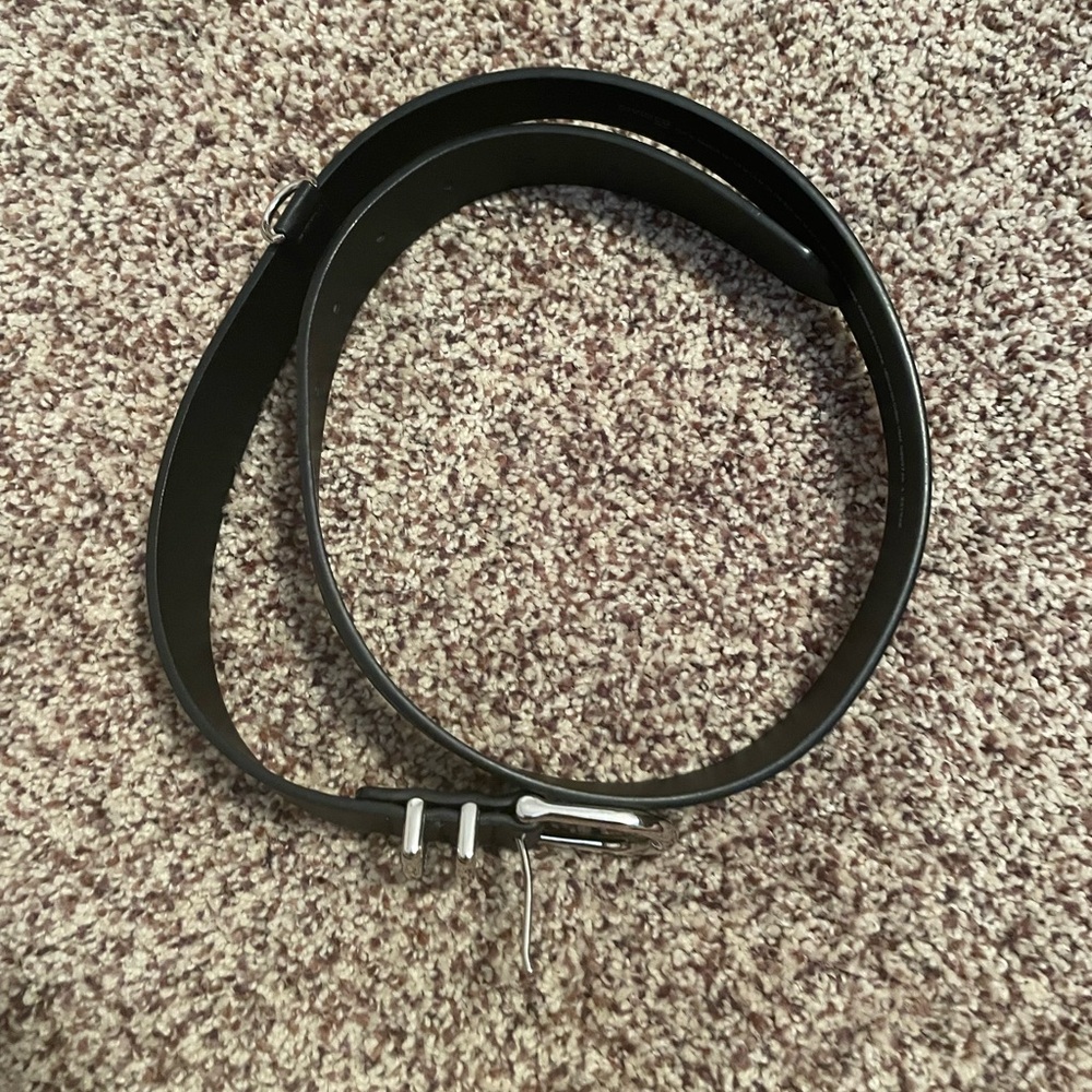 Black Leather Belt